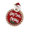 1-5PCS Christmas Wooden Hanging Sign Santa Tree Ornament Holiday Decoration for Festive Xmas Decor