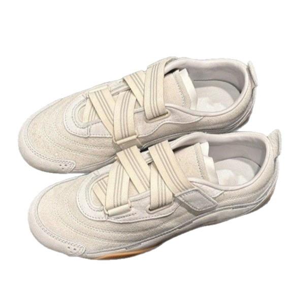 French Retro Style Velcro Ballet Training Shoes Women's Autumn 2025 New Versatile Casual Sports Shoes