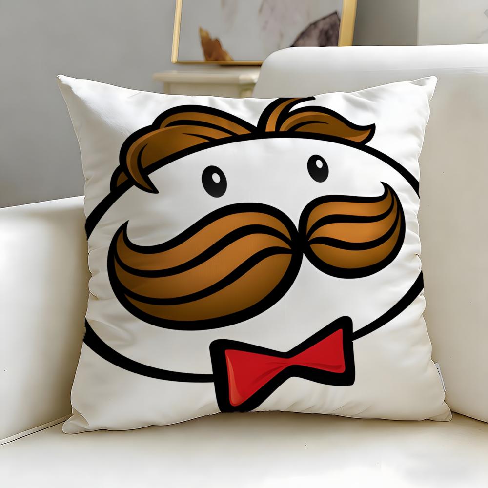 Klassische Snack-Marke Pringles Kissenbezug Weich & Pflegeleicht – Vielseitig für Sofa, Bett, Reisen und Büro