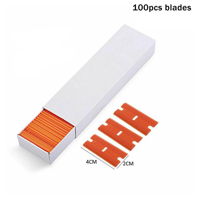 1 Set Car Sticker Remover Multipurpose Plastic Small Paint Automotive Film Applying Tool Household Glass Cleaning Scraper