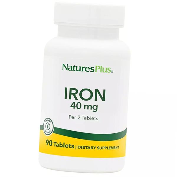 Железо, Iron 40, Nature's Plus  90таб (36375191)