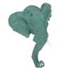 Elephant Head Single Wall Hook American Retro Style Lifelike Details Animal Shaped Coat Hat Hook