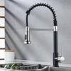 Zhuchuang Jingpin Black Dual-Function Spring Kitchen Faucet