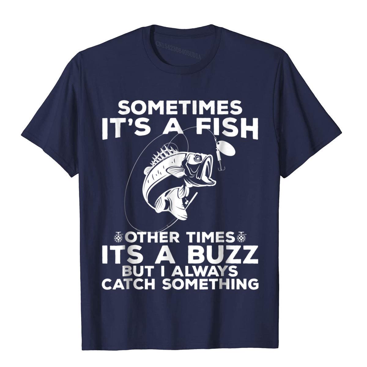 Funny Fishing Shirt Sometimes It s A Fish Fishing Tshirt Cotton Slim Fit Tops & Tees Coupons Men s T Shirts Beach S