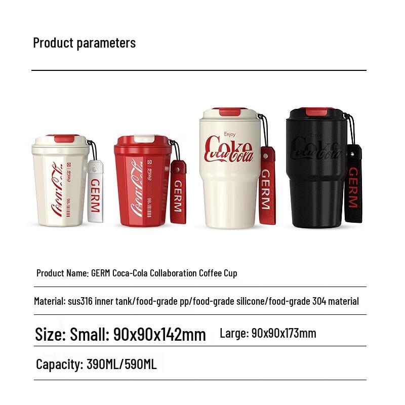 Germ Coca-Cola Diamond Stainless Steel Coffee Mug
