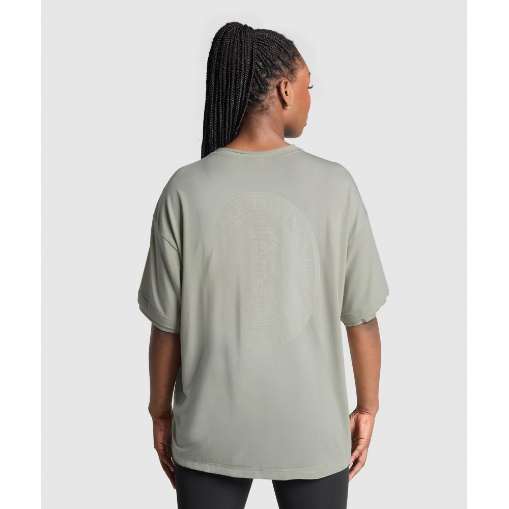 

Gymshark Футболка с рисунком SuperseT Stone Grey B3c5c Gb7s XS
