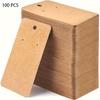 Display Cards for Brown Kraft Paper Earrings In Quantities of 100/200- for DIY Earrings And Pendant Earrings, for Jewelry Making