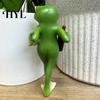 Charming Frog Yard Decor Miniature Figurine Planter Decoration Resin Flower Pot Hugger Plant Garden Statue for Edge Fairy Ornament