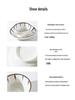 Japanese Ceramic Tableware Set: Microwaveable Rice Bowls, Plates, Noodle Bowls, and Large Soup Bowls for Home Use