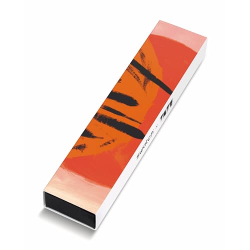 Swatch BARNS-GRAHAM'S ORANGE AND RED ON PINK SUOZ362 Watch, Pink