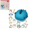 Set of Baby Rattles, Teethers, Suitcase, Whale, Teething Box