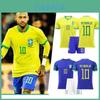 Qatar Messi Ronaldo Neymar Müller Camisa de Futebol Infantil Respirável Durável Qualidade Poliéster