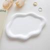 1Pcs Lovely Shaped Jewelry Dish Storage Tray DIY Trinket Plate Irregular Tray Creative Home Resin Decoration Props