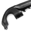 MLKQ6 For BMW F48 F49 X1 2016-2021 Carbon Fiber Look Rear Bumper Diffuser Lip AC Style