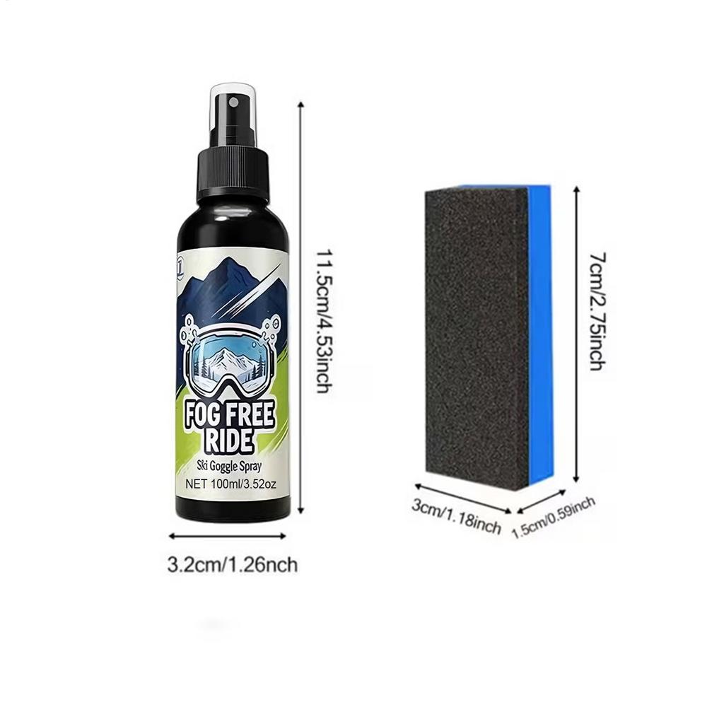 

100ml Quick Dry Anti Fog Lens Spray Prevents Fog & Scratches For Swimming Goggles Ski Masks, Men Women Use 100ML