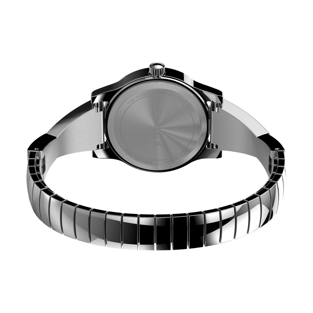 TIMEX Main Street Quartz 3 ATM Water Mineral Silver Unisex Watch, Movement, Resistant, Glass, Dial, TW2V69600, [Authentic]