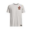 Under Armour Tréninkové tričko s potiskem lebky Johnson Series Pánské topy Bílé 1380854-114