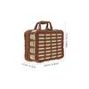 Vintage Suitcase Large Capacity Woven Basket For Home Decor Picnic Travel Sundries Storage Picnic Suitcase Box