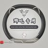 New Arrival Nezha V Nezha UPro Car Steering Wheel Cover Hand Switching Free No1 Cartoon 22 Double D Type All Year Round Neutral Female