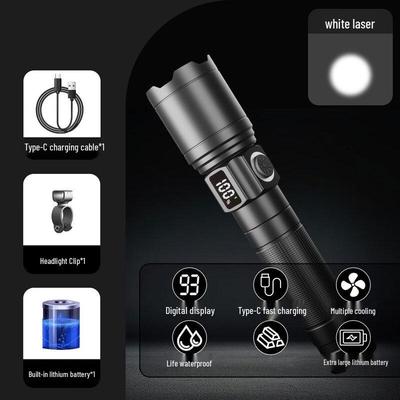 NuFeng R9 White Laser Zoomable Bike Light