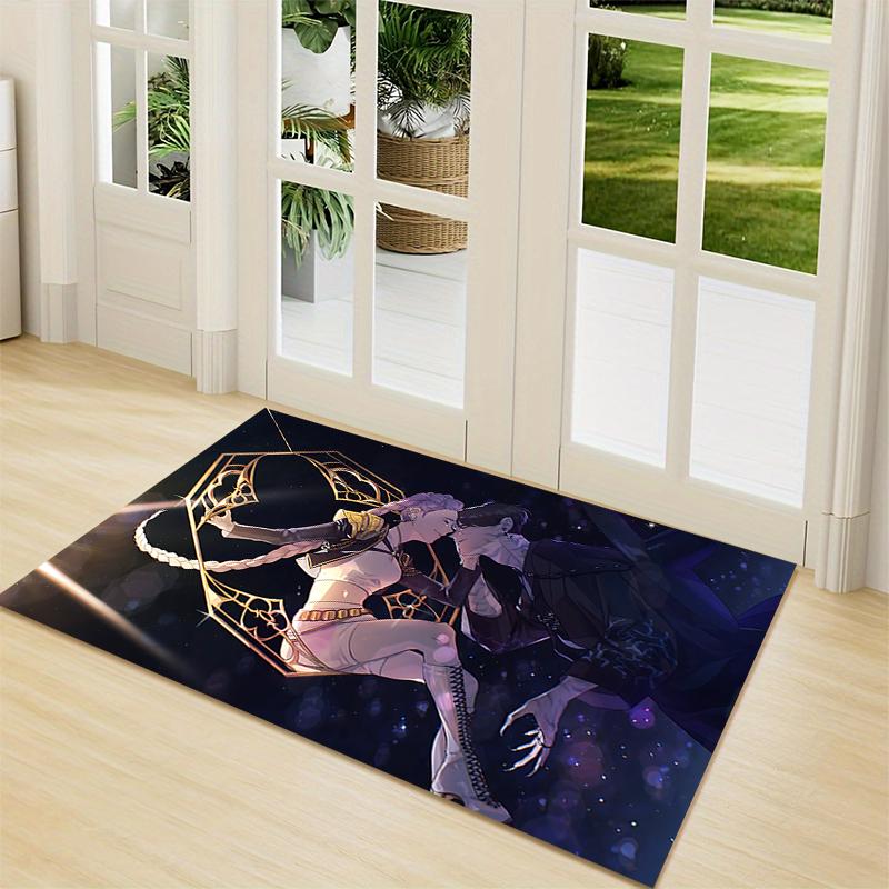 Ethereal Dance Shadows Carpet Rug Soft Washable Antislip Home Living Room Sofa Mats Personalized Christmas Rug