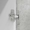 Wall Mounted Cabinet with Door 2 pcs Concrete Grey and White 60 x 31 x 40 cm