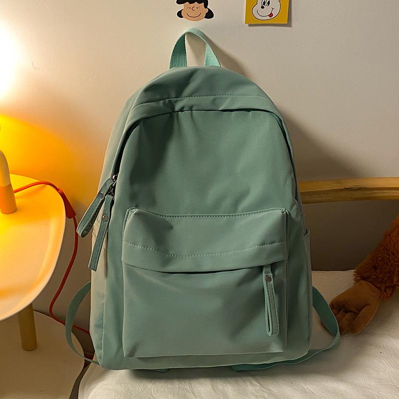 Children's Small Schoolbag Kindergarten College Student Simple Girl Solid Color Men's Backpack