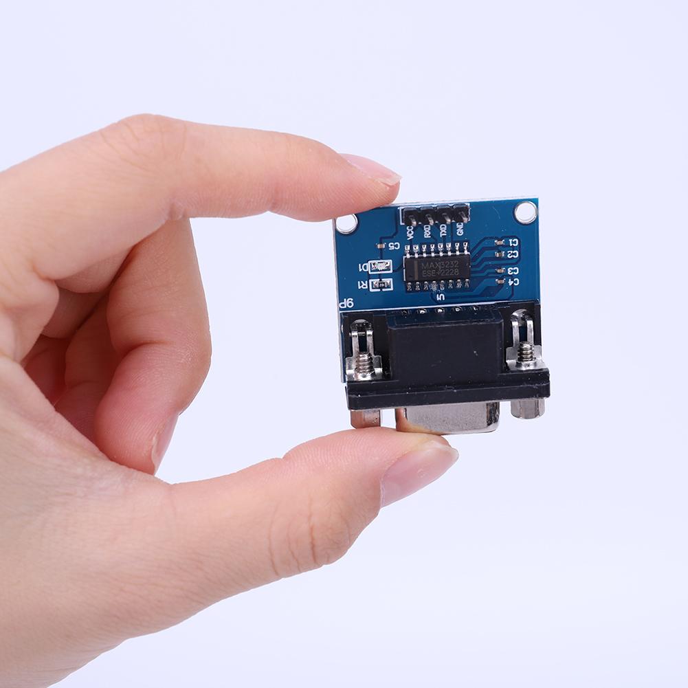 MAX3232 RS232 To TTL Female DB9 Connector 3.3V-5.5V MAX232 Flashing Board Female Serial To TTL Module RS232 To TTL Brushboard