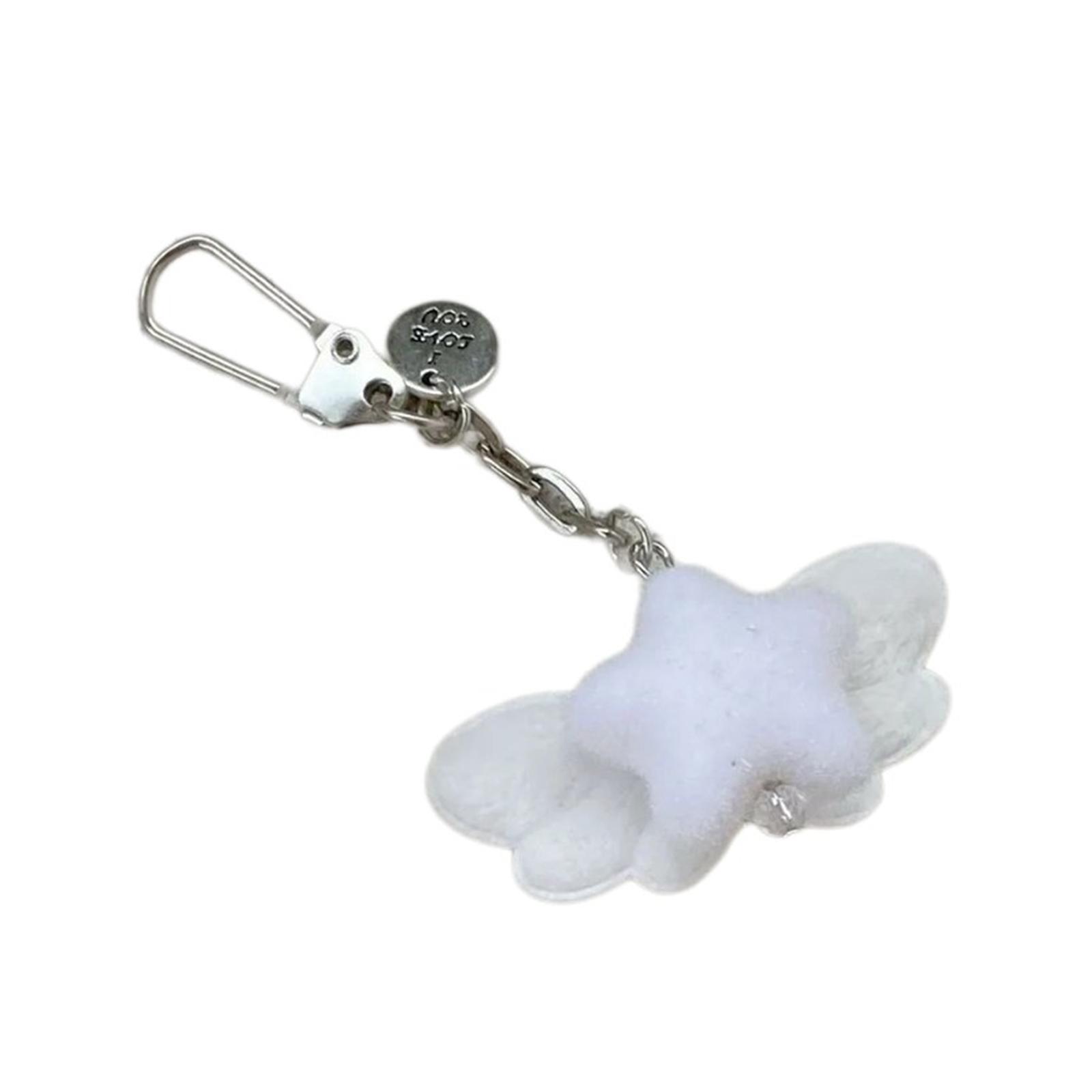 

Элегантный брелок в виде крыла ангела и звезды, легкий брелок для ключей, сумка-шарм для модных женщин, аксессуары в корейском стиле