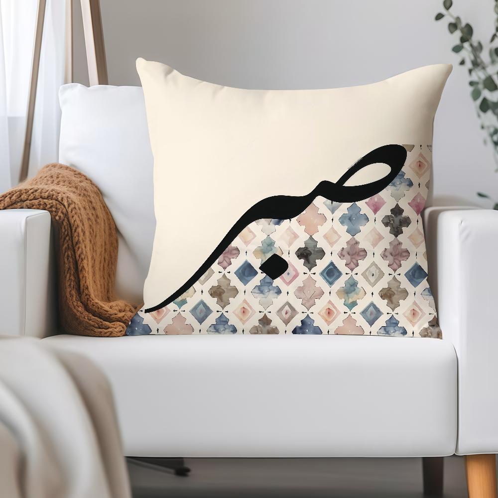 Arabic Sabr Pillow Case Applicable Space For Guest Rooms Interiors Cars Office House Decoration