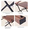 FTLY Camping Carbon Steel Folding Roll-up Table