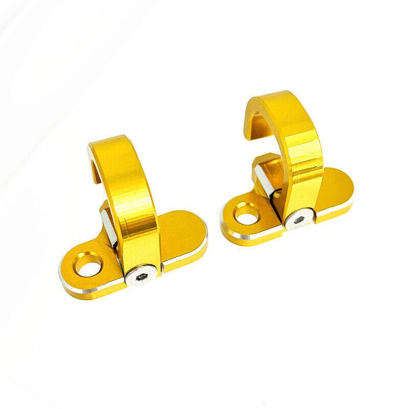 Motorcycle Accessories 2X Rear Brake Line Hose Cable Guide Clamp For SUZUKI DR650SE DL1000 DL650 Vstrom