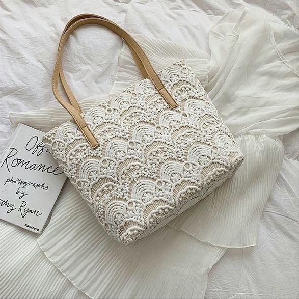 

Кружевная сумка через плечо Новая художественная холщовая сумка-сумка
