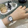 Square Style Fashion Light Luxury Watch Femininity Bracelet Watch Women'S Watch Diamond Strap Women'S Watch