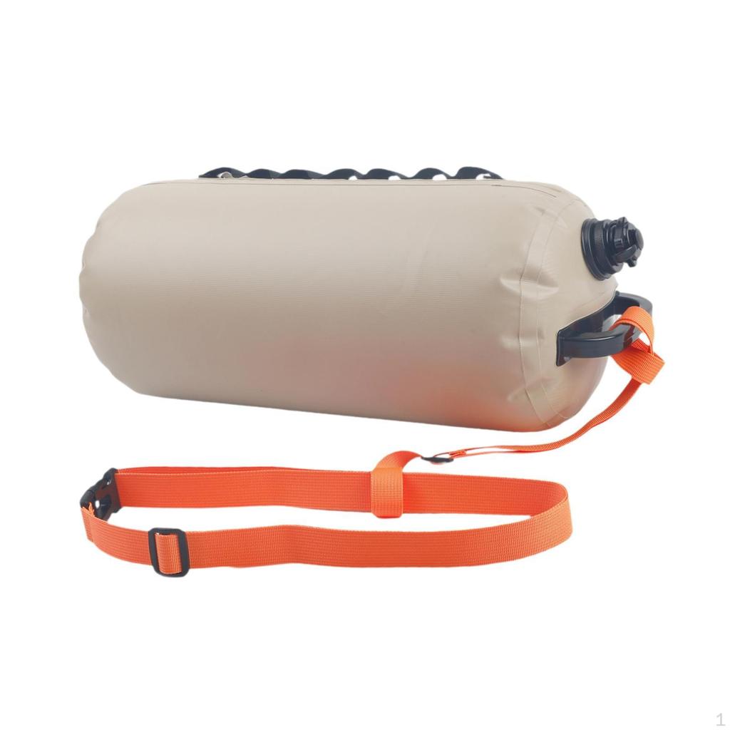 Inflatable Swimming Bag Swim Buoy Float Versatile Buoyancy Aid with Belt