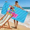 Pocoyo Cartoon Print Beach Towel, Large Soft Quick Dry Towel for Beach Camping Swimming