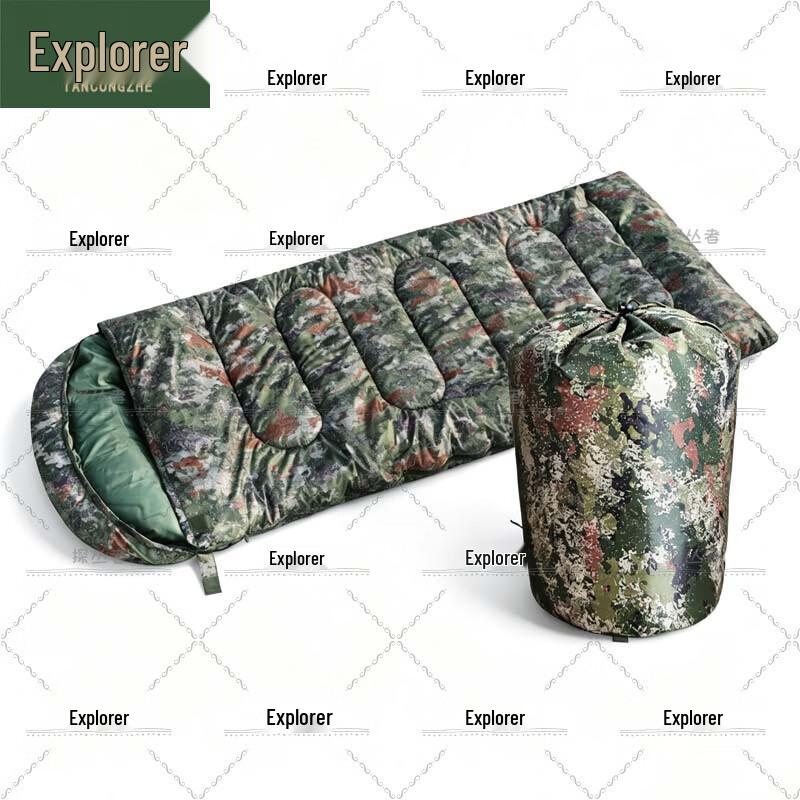 Tancunzhe Camouflage Envelope Camping Sleeping Bag