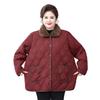 Mamas Baumwolljacke mit Fleecefutter in Übergröße: Gemütliche Herbst-/Winterkleidung für Frauen mittleren Alters und ältere Frauen