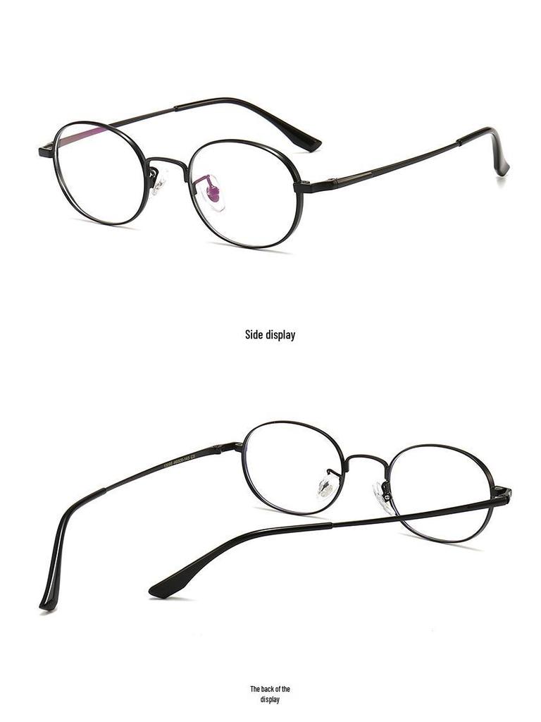 STUDIOMUKU High Power Wide Rim Round Eyeglass Frame - Thick, Stylish Accessory for Men & Women with Myopia