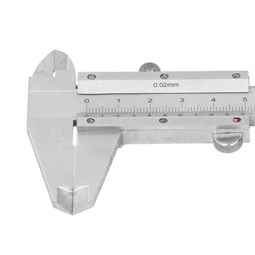 Vernier Caliper, 150mm/200mm/300mm High Carbon Steel Caliper, Measuring Gauge for Measuring Width, Outer Diameter, Inner Diameter, and Depth (0-150mm)