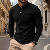 Men's Retro Casual Long Sleeve T-Shirt Loose Fit