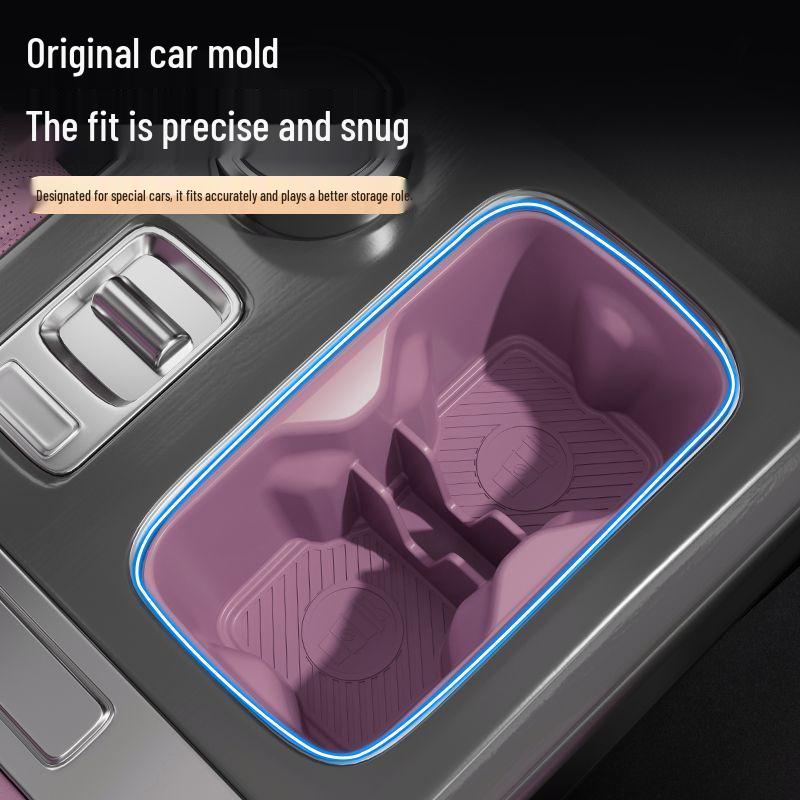 Chery ICAR V27 Cup Holder Silicone Anti-slip Mat for 26 Models - Interior Protective Cover.