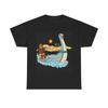 Men's and Women's T-shirts Sasquatch Wake Boarding Monster