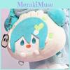 Meatball Hatsune Miku Head Cartoon Pattern Soft Plush Backpack Casual Travel