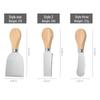 Stainless Steel Cheese and Butter Knife Set: 3-Piece Cheese Knife and Fork, 4-Piece Cheese Knife and Fork