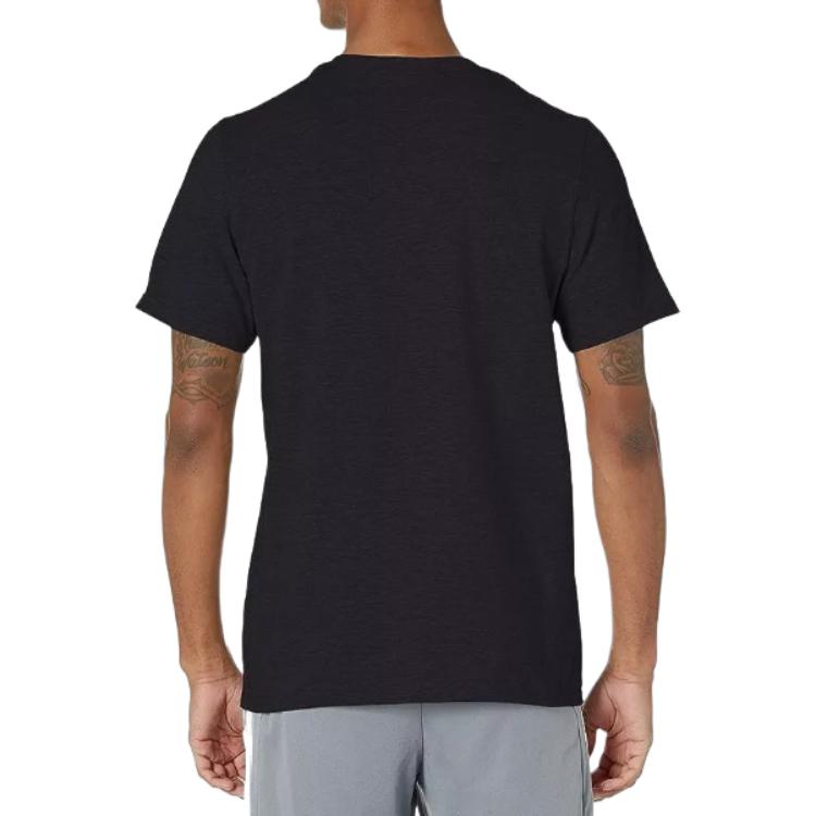 Adidas Badge Of Sport Tee Letter Print Crew Neck Short Sleeve T-Shirt Men Tops Black ED9605