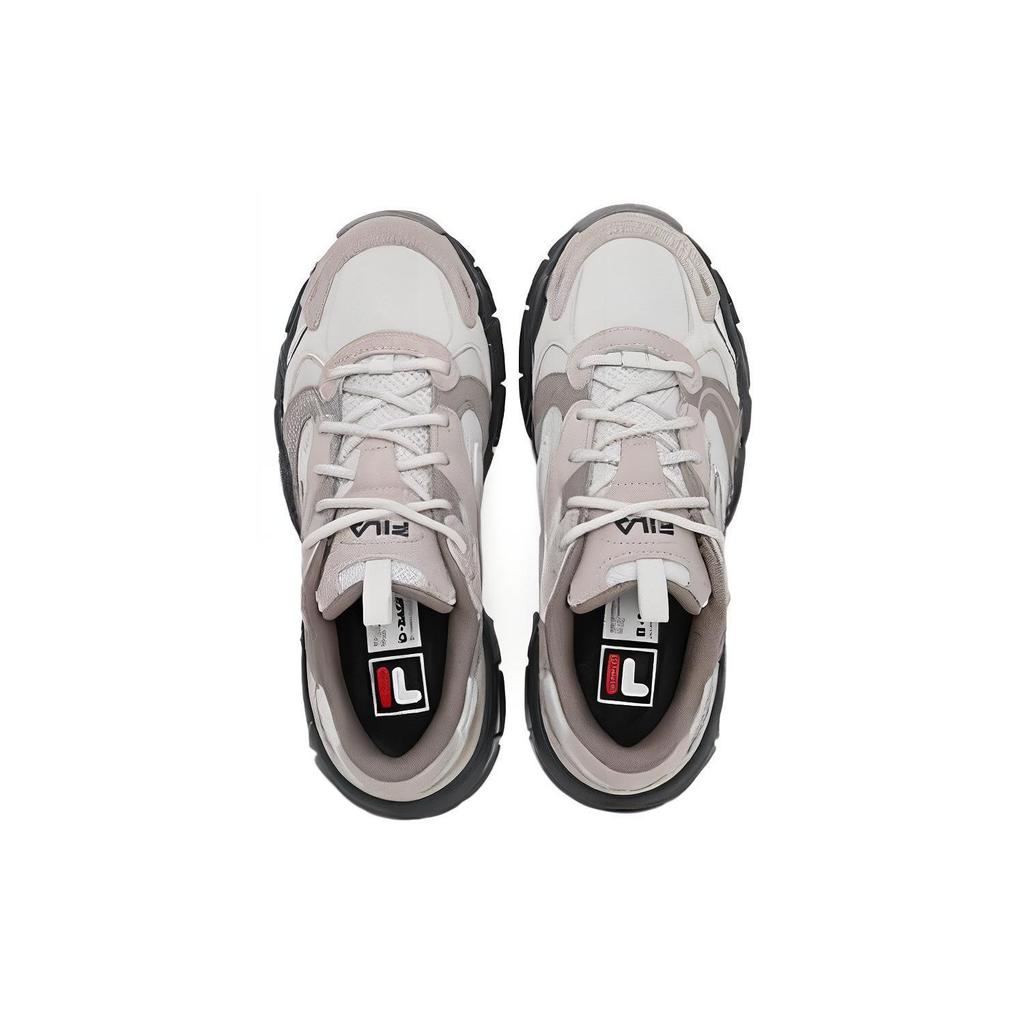 Fila Decoder Comfortable Versatile Fabric Synthetic Leather Low-Top Casual Running Shoes Women Sneaker Dark-Gray F12W342121FVD