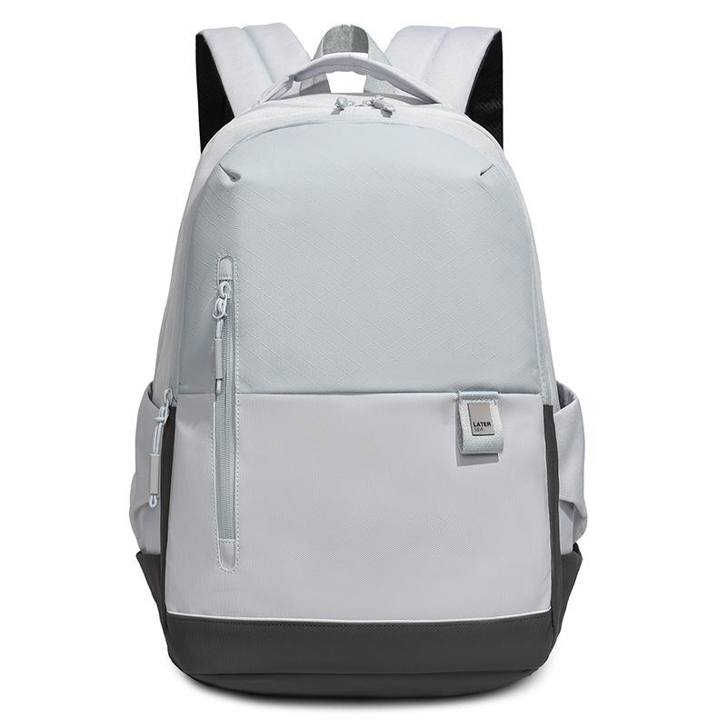 

Men s Large Capacity Backpack Computer Bag Travel Backpack Student Schoolbag синій