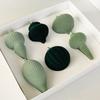 6Pcs/Set Velvet Christmas Tree Ornaments Shatterproof Christmas Decoration  Holiday Decor