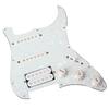 Yibuy White Pearl 3-Ply Prewired Pickguard SSH for Musical Instruments
